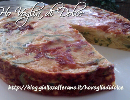 Frittata di zucchine e patate al forno, ricetta light