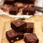Brownies al cioccolato e ferrero rocher
