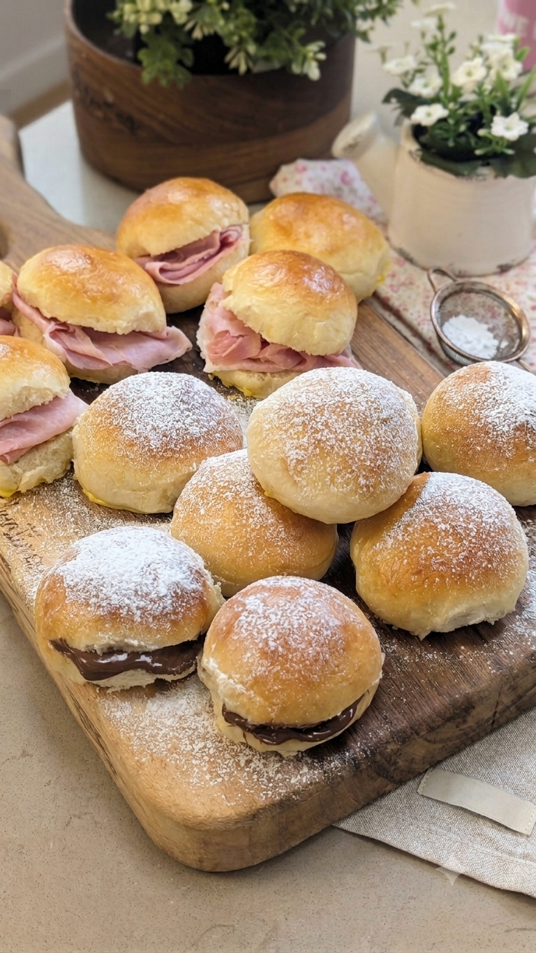 Panini al latte sofficissimi, morbidi perfetti per la colazione, merenda a scuola, buffet di compleanno. Ricetta facile e veloce