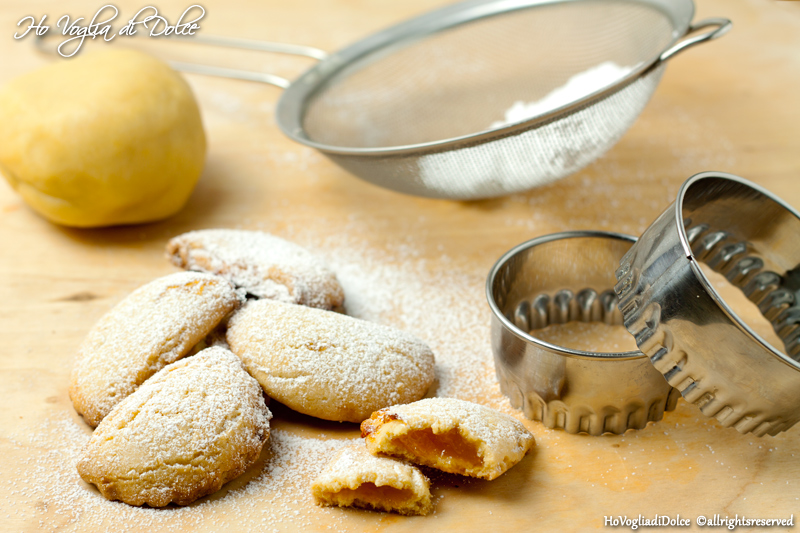 Mezzelune dolci ripiene, ricetta biscotti | Ho Voglia di Dolce
