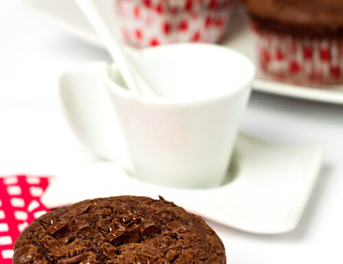 Muffin al cioccolato fondente