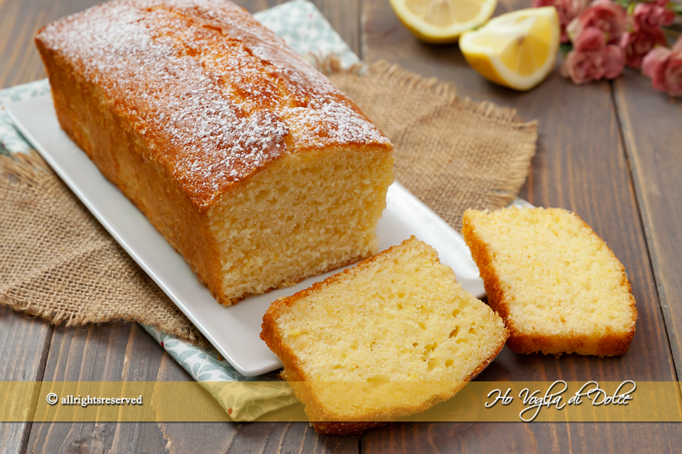 Plumcake al limone soffice e senza burro ricetta