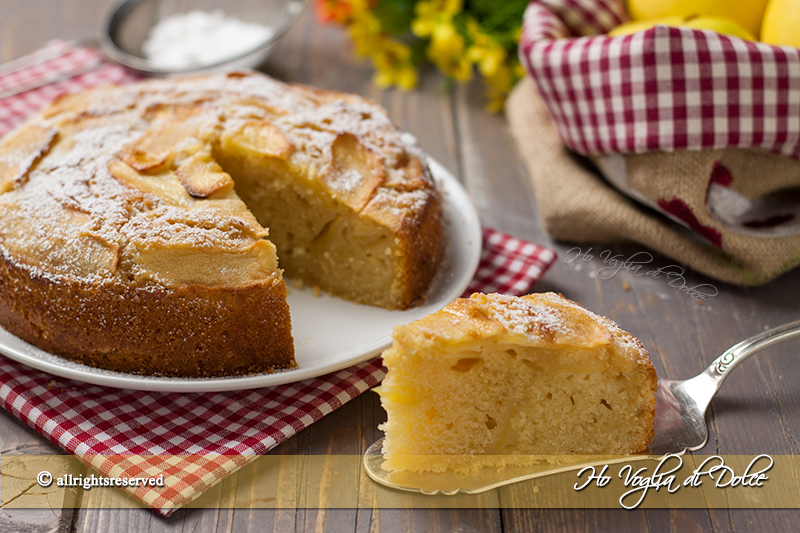 Torta Di Mele Senza Uova Latte E Burro