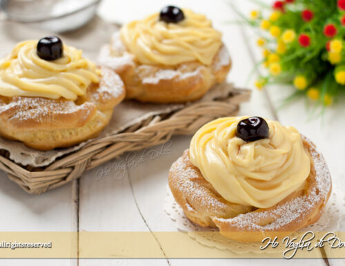 Zeppole di San Giuseppe al forno