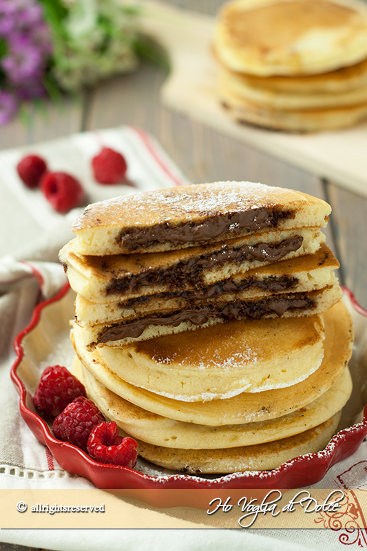 Pancakes alla nutella - Ricetta con foto Il Cuore in Pentola, Ricetta