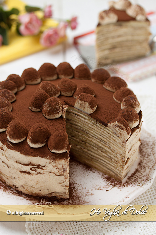 Torta Di Crepes Tiramisu