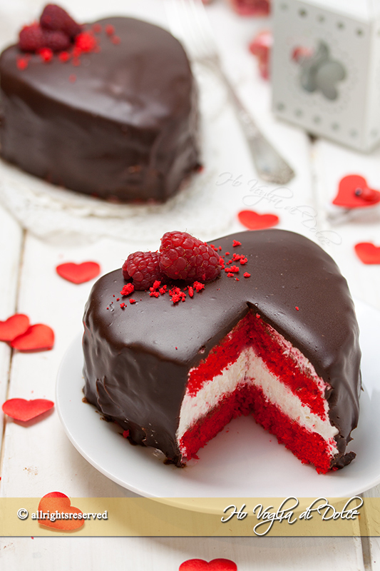 Cuori Red Velvet ricetta San Valentino