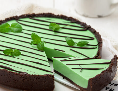 Crostata menta e cioccolato