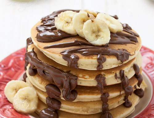 Pancakes banana e Nutella