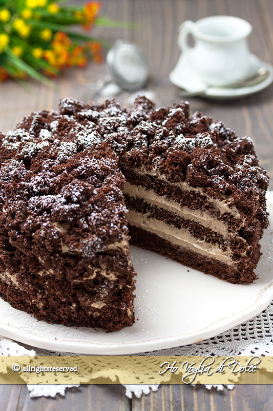 Torta mimosa al cioccolato ricetta | Ho Voglia di Dolce