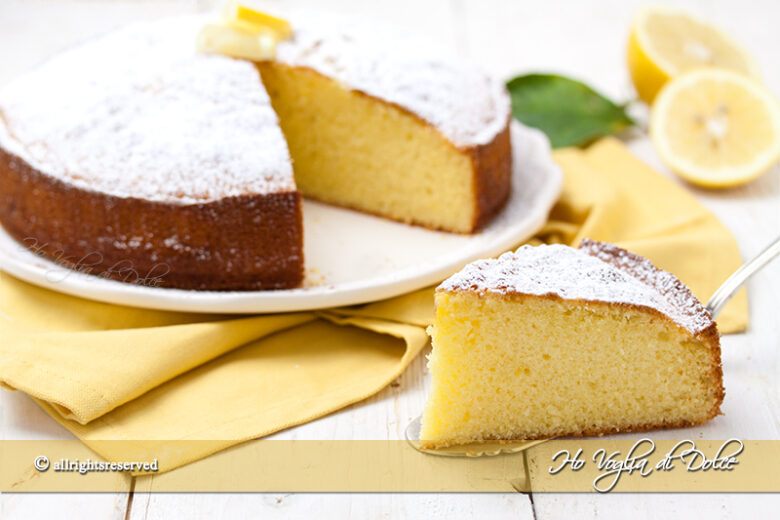 Torta al limone e yogurt