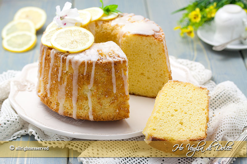 Chiffon cake al limone alta e morbida ricetta