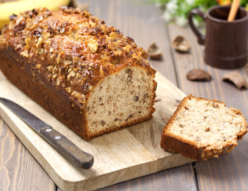 Banana bread alle noci