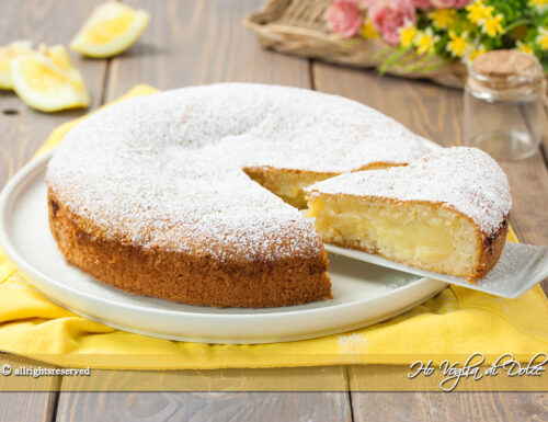 Torta al limone cremosa