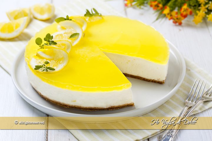 Cheesecake al limone senza cottura ricetta | Ho Voglia di Dolce