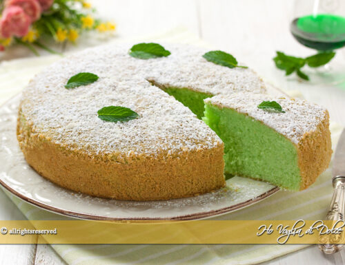 Torta alla menta soffice