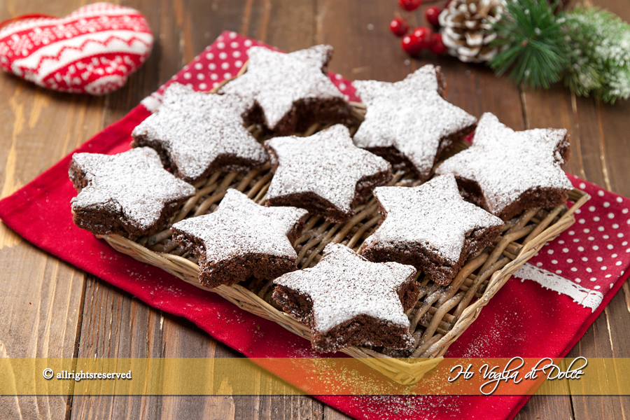 Stelle al cioccolato tortine pronte in 20 minuti ricetta