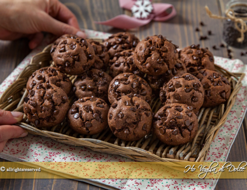 Biscotti al cioccolato morbidi