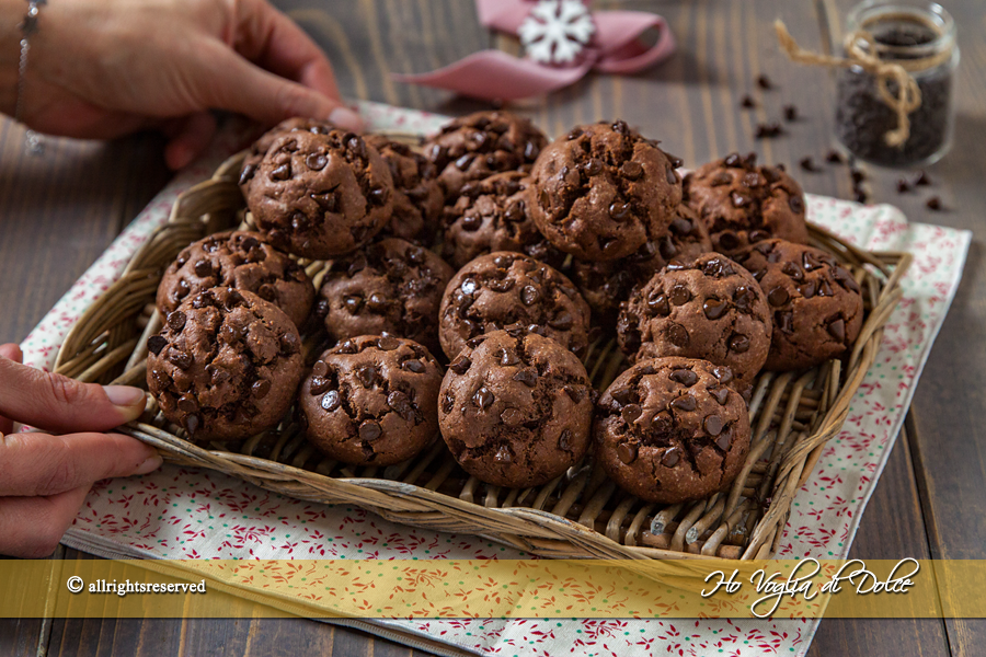 Biscotti Di Natale Con Yogurt.Biscotti Al Cioccolato Morbidi