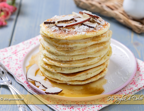 Pancakes al cocco