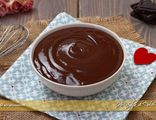 Crema al cioccolato senza uova