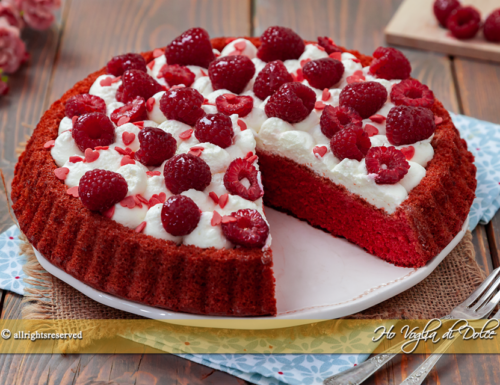 Crostata morbida red velvet