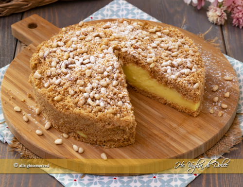 Torta della nonna senza cottura