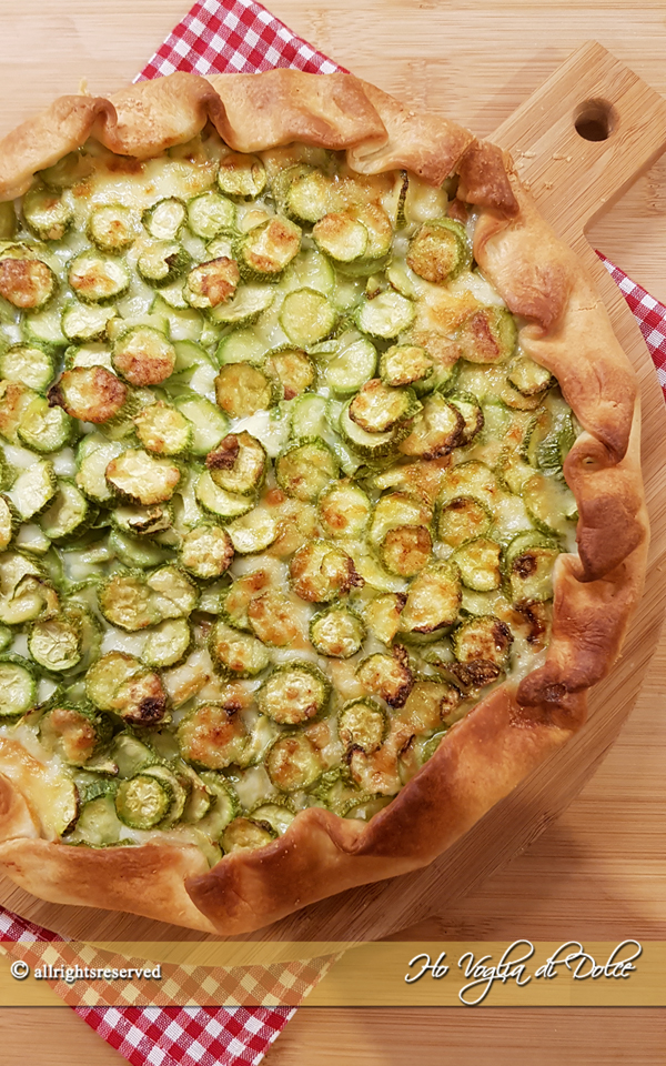 Torta salata di zucchine con pasta sfoglia ricetta | Ho Voglia di Dolce 