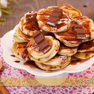 Pancakes Kinder cioccolato ricetta | Ho Voglia di Dolce