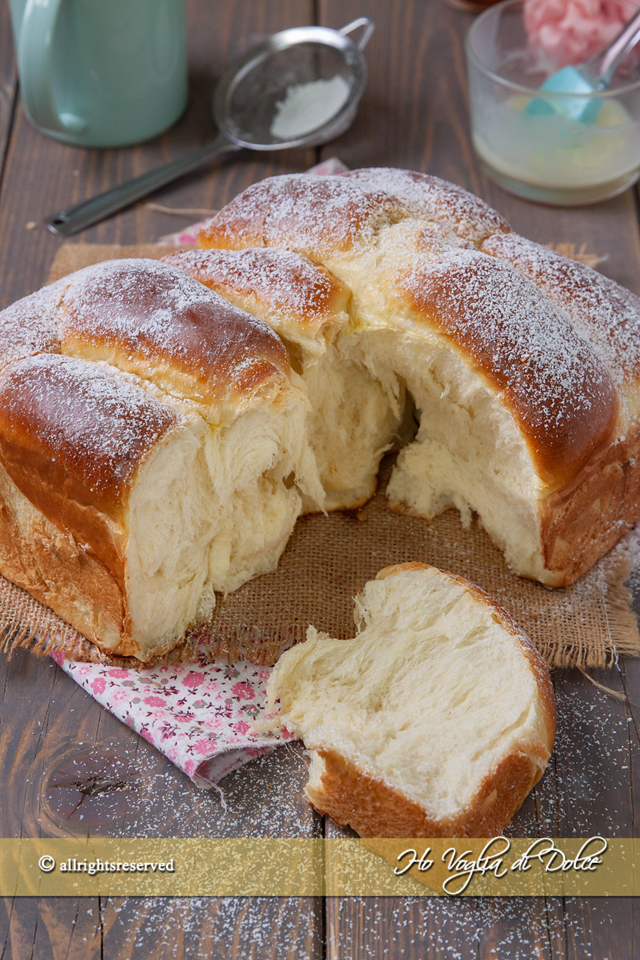 Brioches al latte condensato come nuvole ricetta