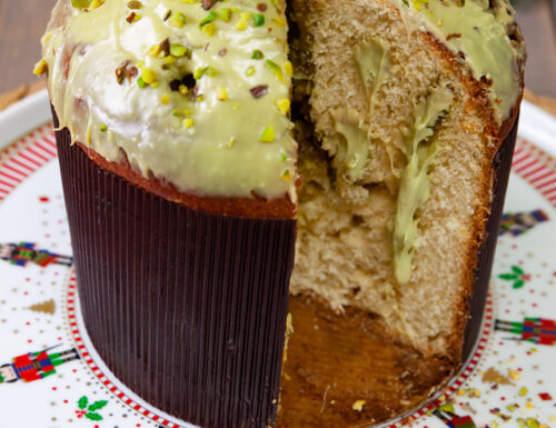 Panettone veloce al pistacchio