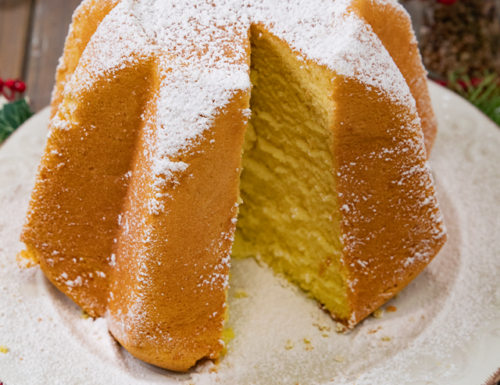Pandoro chiffon cake