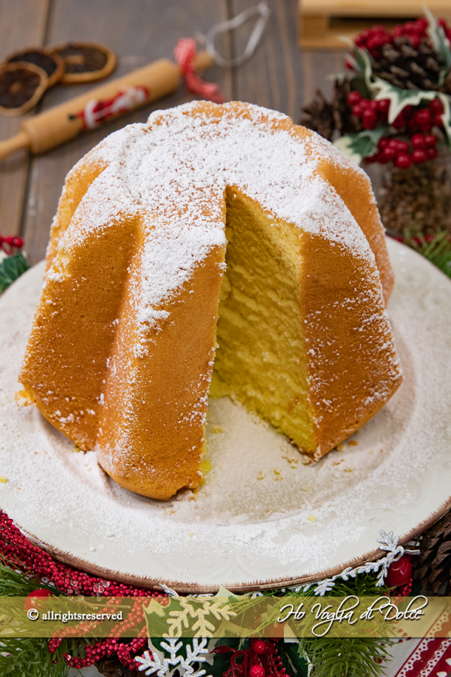 Pandoro chiffon cake ricetta facile