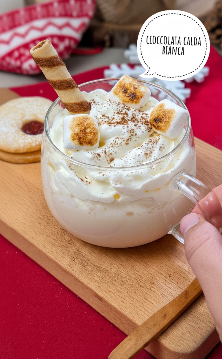 Cioccolata calda bianca: La ricetta facile e cremosa